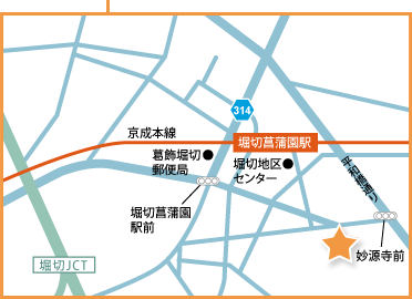地図詳細：東京都葛飾区堀切2-56-4
